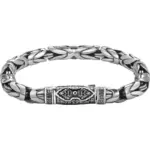 🦾 Pulsera "Thai Security Weave" – Plata Retro & Estilo Hip-Hop 5