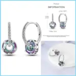 🌸 Pendientes "Floral Bloom Hoops" – Plata S925 y Circonitas 2
