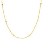 🐚 Collar "Pearl & Gold Link" – Plata S925, Oro 18K y Perla Natural 1