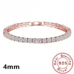 💎 Pulsera Tennis "Iconic Silver" – Plata .925 y Circonia 4mm (Unisex) 3