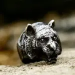 Beier, nueva tienda, anillo de acero inoxidable 316L, anillo de cabeza de tigre dominante de alta calidad, Animal para hombre, joyería de motorista LLBR8-161R 6