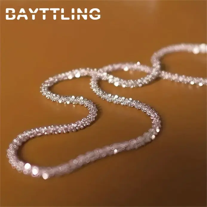 ✨ Collar "Infinite Glow" – Plata .925 Premium (Tejido Chopin) 1