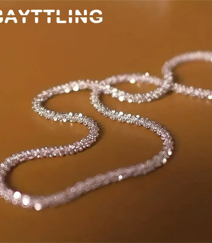 ✨ Collar "Infinite Glow" – Plata .925 Premium (Tejido Chopin) 1