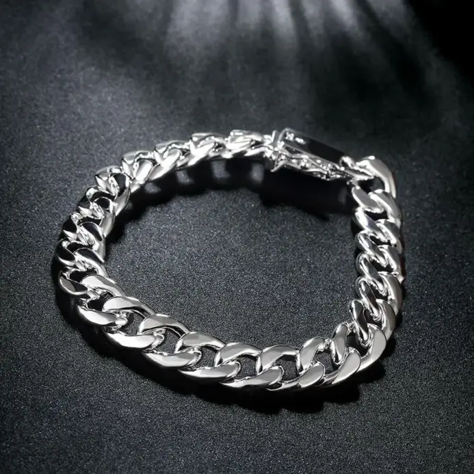 🦅 Pulsera "Savage Prime S925" – Plata Sólida 10mm (Estilo Salvaje) 2