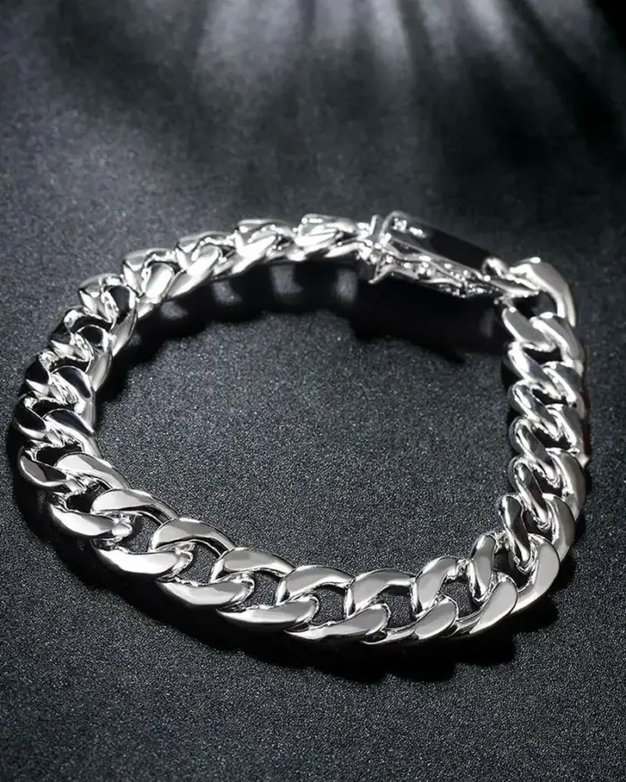 🦅 Pulsera "Savage Prime S925" – Plata Sólida 10mm (Estilo Salvaje) 2