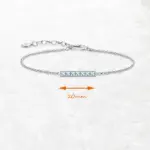🏛️ Pulsera "Minimalist Europe" – Plata de Ley .925 y Circonias White 2