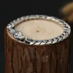 🐍 Pulsera "Serpent King Cuban" – Plata S925 Sólida Hecha a Mano 3