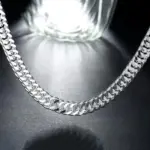 Collares de plata de ley 925 para hombres y mujeres, cadena de 6MM de ancho, joyería de moda, regalo de vacaciones, fiesta de boda, 50-60cm 3