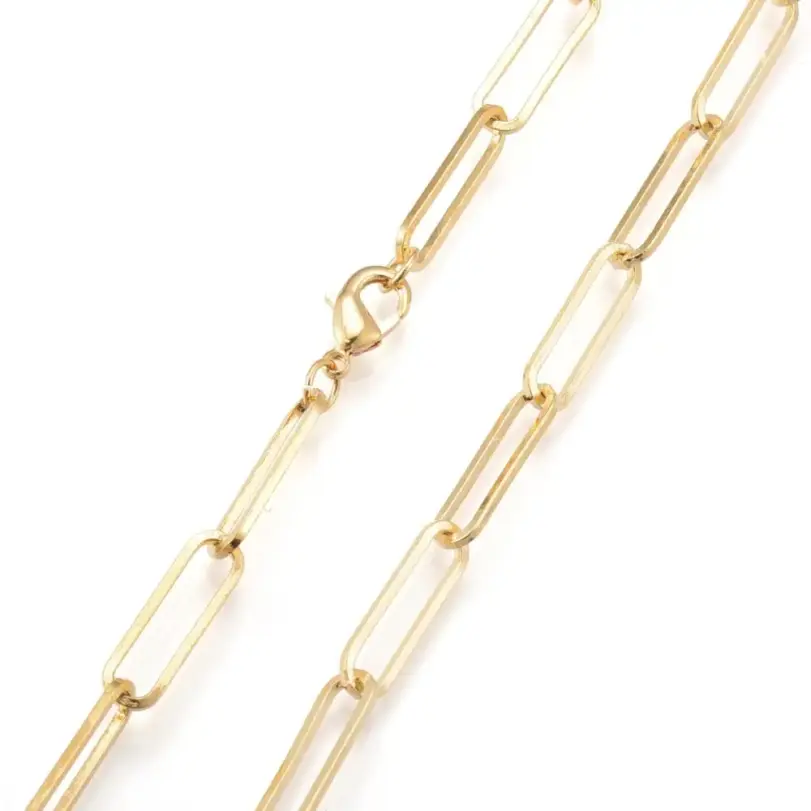 🔗 Collar "Cable Link" – Acero 316L Estilo Industrial 50cm 2