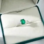 1CT 5x7mm anillo de rubí/esmeralda zómana cultivada en laboratorio plata de ley S925 con moissanita para mujer joyería fina para fiesta de boda 4