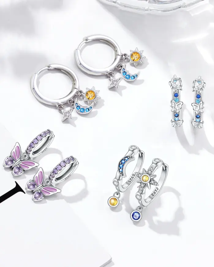 ✨ Pendientes "Celestial Harmony" – Plata S925 (Edición MISEFF) 1