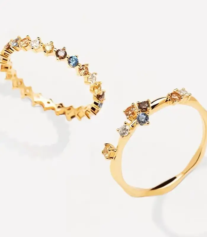 Nuevo Anillo de circón de Color Plata de Ley 925, anillo con personalidad Simple para mujer, regalo de fiesta de cumpleaños para amigos, joyería exquisita 1