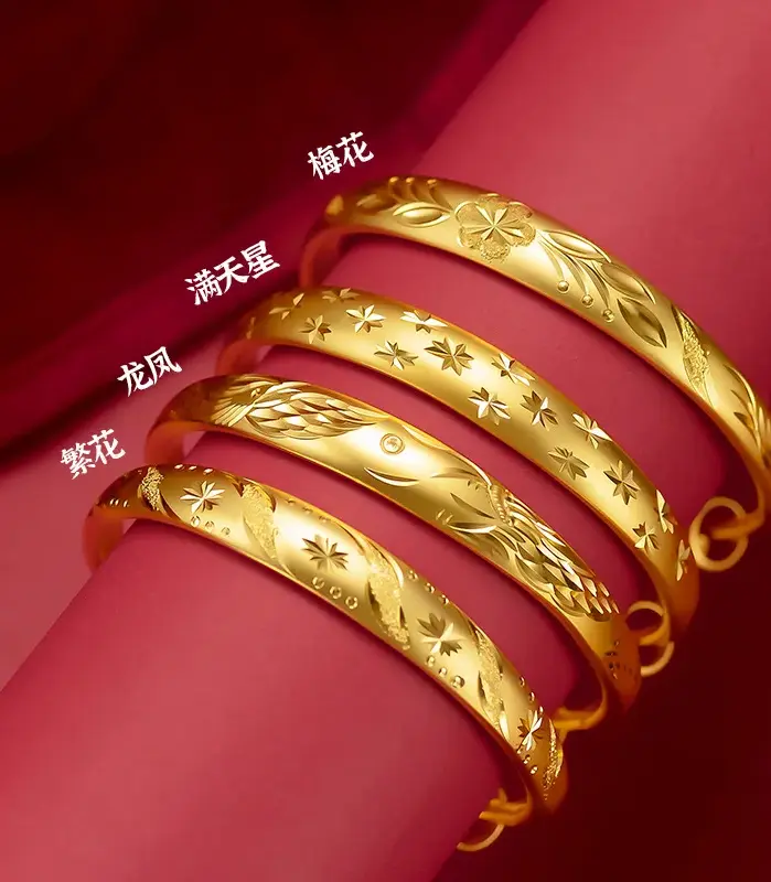 Pulsera Original de oro de 18k para mujer, brazalete de piedras preciosas de Jade Natural para fiesta, joyería de alta calidad, bisutería de boda 2
