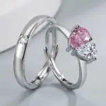 Conjuntos de anillos de Plata de Ley 925 para parejas, anillo Simple de pulido ligero para mujer y hombre, joyería fina clásica para boda, 2 uds. 5