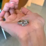 Anillos brillantes con tachuelas de diamantes de plata 925 para mujer, estilo punk, ligero, de lujo, vintage, joyería de anillo de tendencia de moda de alta calidad 4