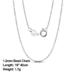 🔘 Collar "Pure Sphere 1.2mm" – Plata .925 Hecha a Mano 10
