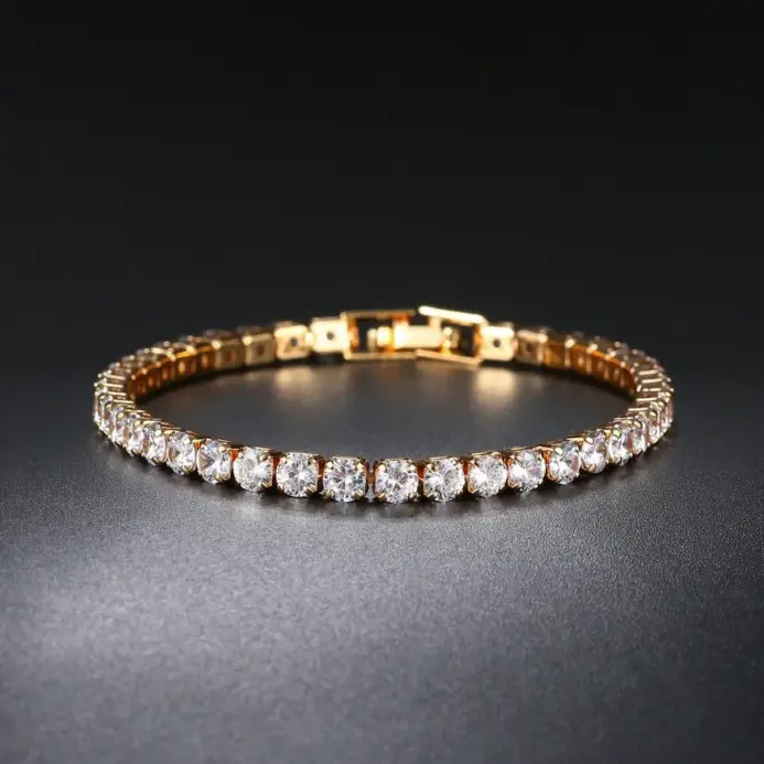 💎 Pulsera Tennis "Iconic Silver" – Plata .925 y Circonia 4mm (Unisex) 1