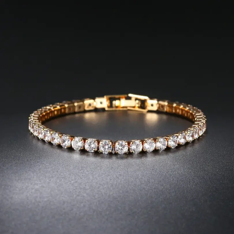 💎 Pulsera Tennis "Iconic Silver" – Plata .925 y Circonia 4mm (Unisex) 1