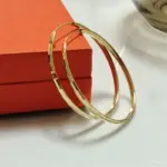 Pendientes de aro de plata de ley 925 para mujer, joyería chapada en oro de 18 quilates, deslumbrantes pendientes de aro para mujer, regalos de navidad 11 Pendientes de aro de plata de ley 925 para mujer, joyería chapada en oro de 18 quilates, deslumbrantes pendientes de aro para mujer, regalos de navidad 11
