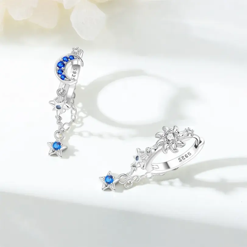 ✨ Pendientes "Asymmetric Muse" – Plata S925 (Edición Original MISEFF) 4