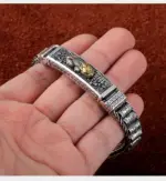 🐲 Pulsera "Eternal Fortune Pixiu" – Plata S925 Sólida Retro 4