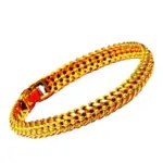 Pulsera Ultra Bold para Hombre Oro 24K AU999 - Diseño Ultra Audazgo muestra el carisma, oro puro 24K/AU999, aura constante para hombres 4