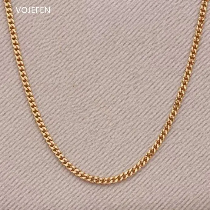 🎖️ Collar "Vojefen AU750" – Oro Sólido de 18K Real (2mm) 2