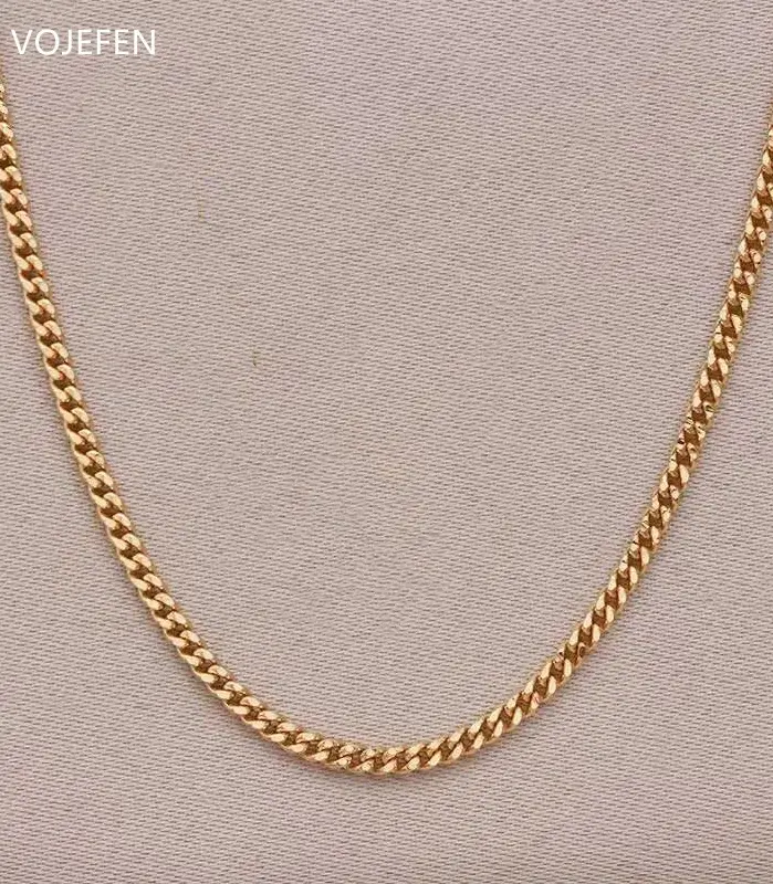 🎖️ Collar "Vojefen AU750" – Oro Sólido de 18K Real (2mm) 2