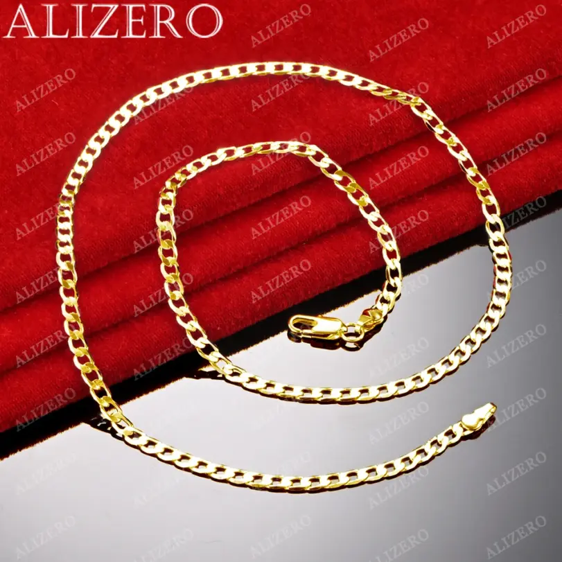 🏛️ Collar "Curb Classic Elite" – Cadena Lateral de 4mm en Oro 18K 2