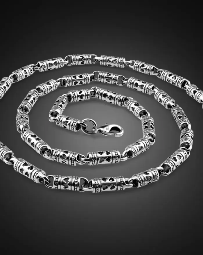 🛡️ Collar "Thai Guardian" – Plata de Ley .925 (Estilo Retro Punk) 1