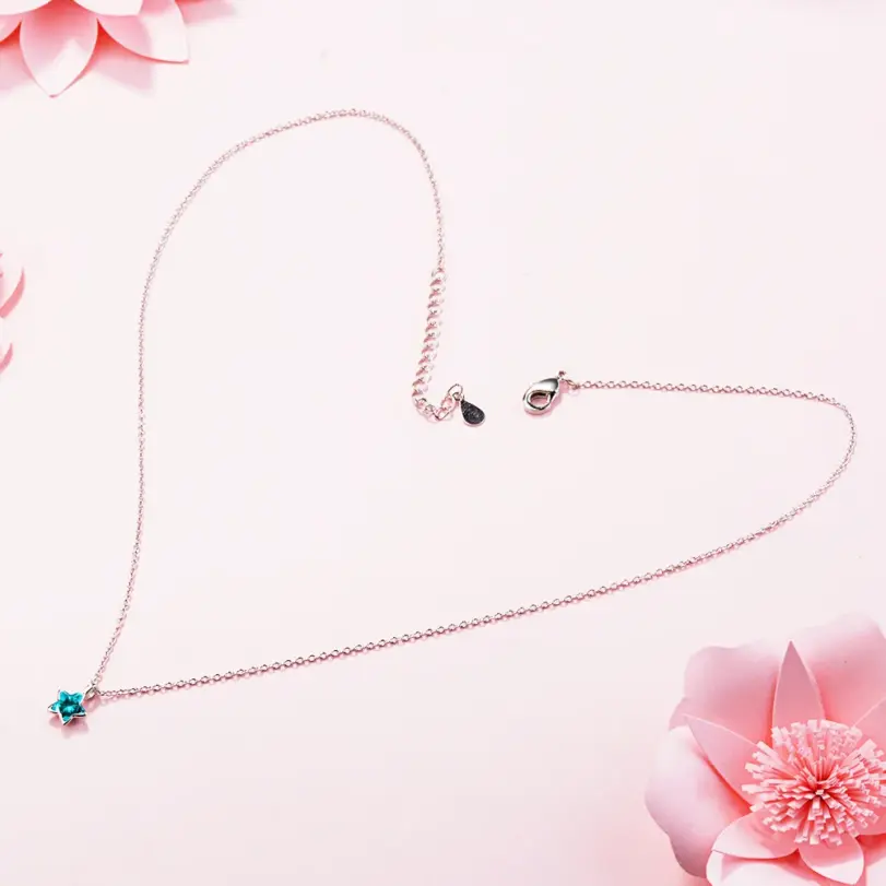 🌟 Collar "Blue Celestial Star" – Plata .925 y Cristal Luxury por GaaBou 3