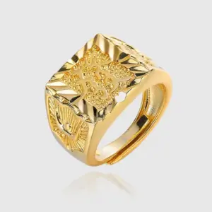 Anillo De oro De 18 quilates para hombres Anillos Mujer piedras preciosas De roca joyería De oro genuino De 18 K Anillos De Hiphop caja De Anillos De origen Bizuteria 1