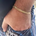 Pulseras hombre de acero inoxidable de alta calidad para mujer y hombre, regalos originales para mujer,cadenas de eslabones cubanos, pulsera de muñeca para pareja, regalos de joyería,pulsera plata,navidad 4