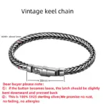 🦾 Pulsera "Argentum Keel S925" – Plata Sólida Hecha a Mano 2