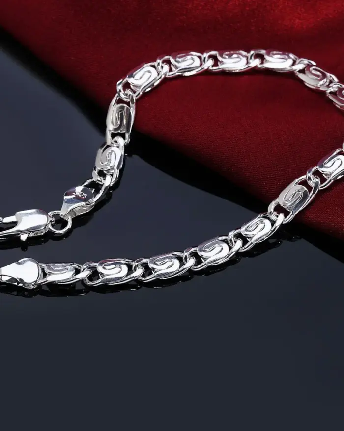 ✨ Pulsera "Classic Luster S925" – Plata Sólida de Alta Fidelidad 2
