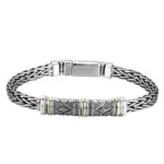 🌿 Pulsera "Tang Dynasty Legacy" – Plata Retro de 5mm 5