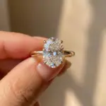 Preciosos anillos de piedra ovalados brillantes de circón de Plata de Ley 925 para mujer, compromiso, boda, regalo de joyería fina de alta calidad de lujo 1