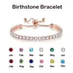 ✨ Pulsera Tennis "Gema Natal" – Ajustable y Personalizada con Circonia 2
