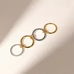 Un nicho de anillo de joyería de cobre de cuatro anillos de dos colores, hipoalergénico, estilo Ins, artefacto apilable, adecuado para joyería de mujeres jóvenes 6 Un nicho de anillo de joyería de cobre de cuatro anillos de dos colores, hipoalergénico, estilo Ins, artefacto apilable, adecuado para joyería de mujeres jóvenes 6