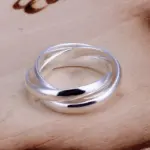 Envío gratis para mujer, boda, hermoso encanto, moda para mujer, 925 anillos de plata esterlina, joyería, bonito regalo para amante 4