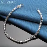 🌪️ Pulsera "Silver Rope Essential" – Plata S925 (4 mm) 3