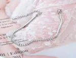 🌊 Pulsera "Brisa Bohemia" – Acero Inoxidable y Cristal CZ Brillante 4