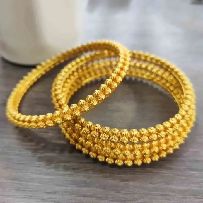 Pulsera de lujo estilo Ins de oro puro 24K 9999 pulsera de mujer Simple y generosa 2