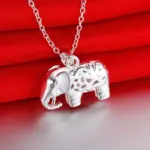 🐘 Collar "Eternal Fortune Elephant" – Plata .925 de Alta Joyería 2