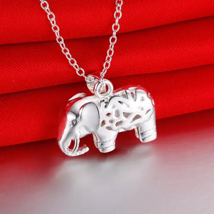 🐘 Collar "Eternal Fortune Elephant" – Plata .925 de Alta Joyería 2