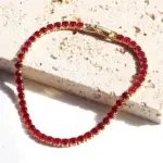 🌈 Pulsera Tennis "Prisma Eterno" – Multicolor, Impermeable y Oro 18K 5