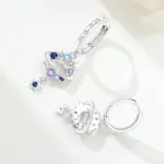 🌙 Pendientes "Blue Night Sky" – Plata S925 y Circonia Azul (Edición MISEFF) 4