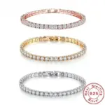 💎 Pulsera Tennis "Iconic Silver" – Plata .925 y Circonia 4mm (Unisex) 5