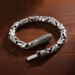 🦾 Pulsera "Thai Security Weave" – Plata Retro & Estilo Hip-Hop 1