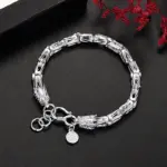 🐉 Pulsera "Dragon Soul S925" – Plata Sólida de Diseño Imperial 1